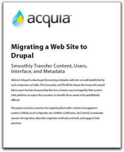 Migrating a Web Site to Drupal – Tom Geller
