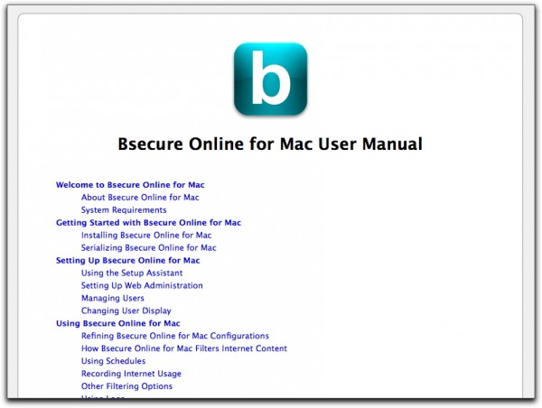 bsecure-mac-manual-top.jpg Top of Bsecure Online for Mac's online manual