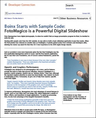 apple-fotomagico-thumb.jpg Screenshot of the Fotomagico article I edited