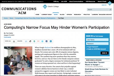 cacm-women-thumb.jpg Article as it appeared on the web