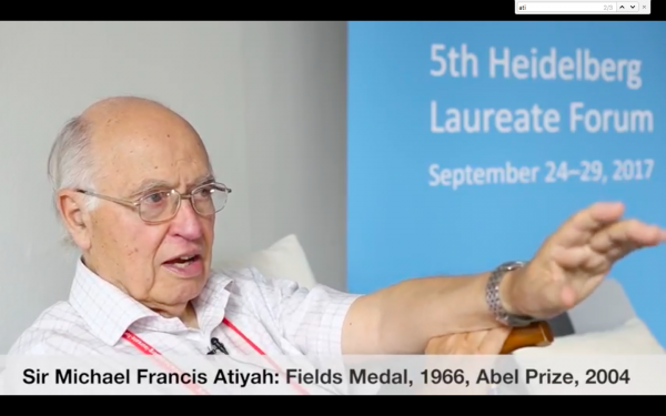 Sir Michael Francis Atiyah