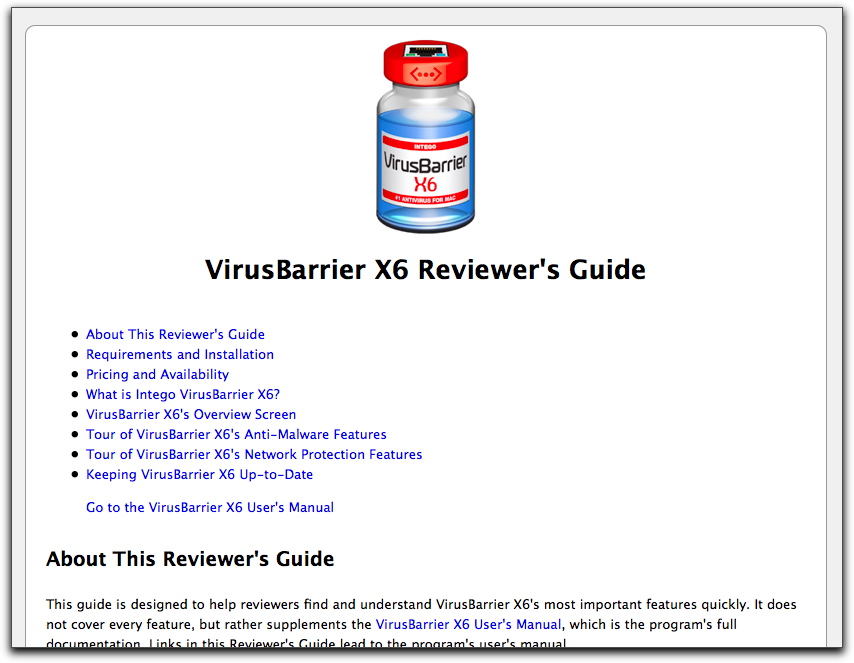 review intego virusbarrier scanner
