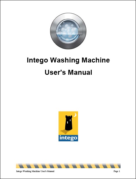 Screenshot of user manual's cover